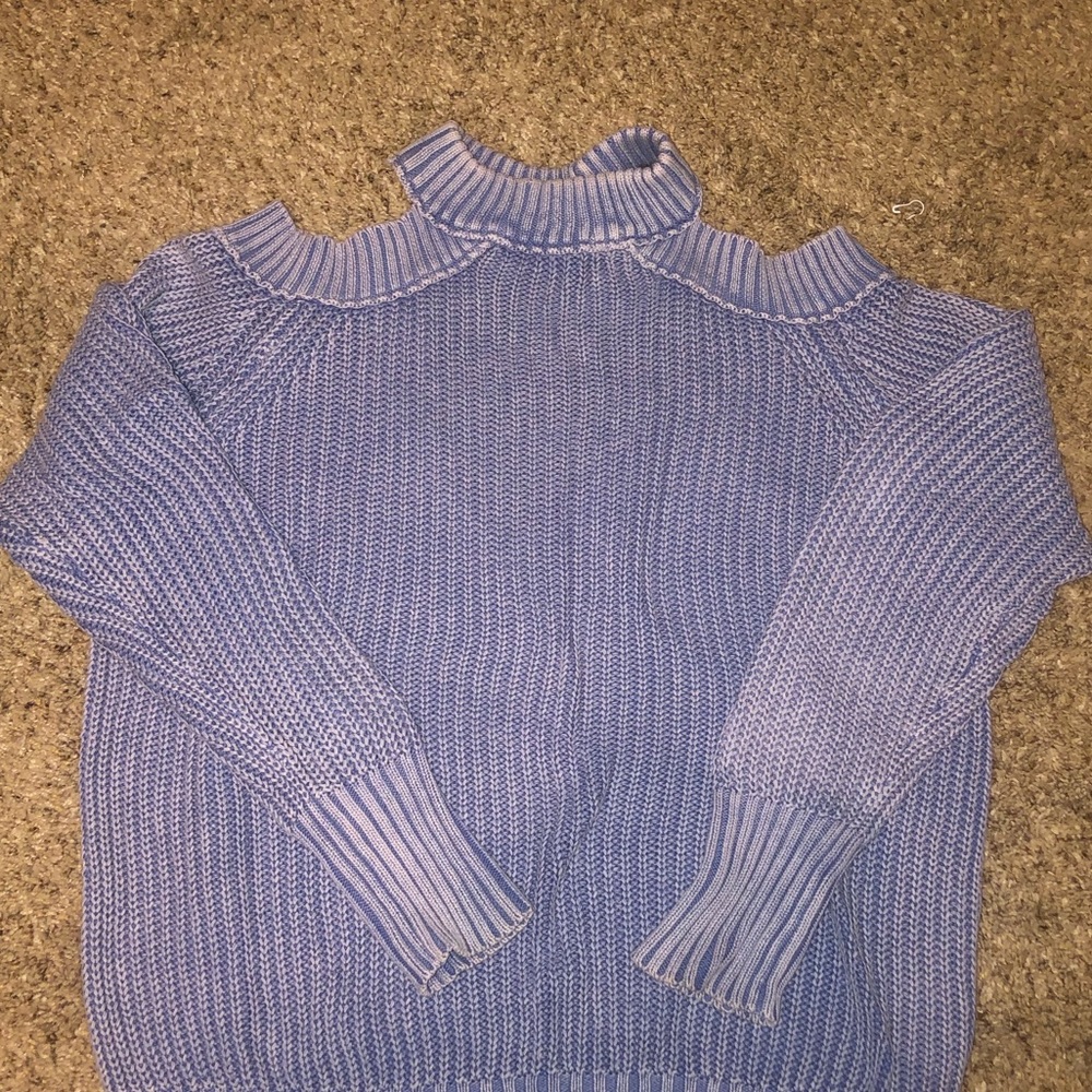 Free People Cold Shoulder Sweater - Picture 5 of 7